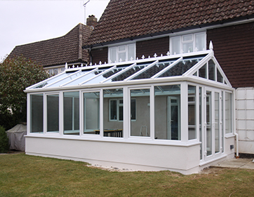 Gable-end conservatory